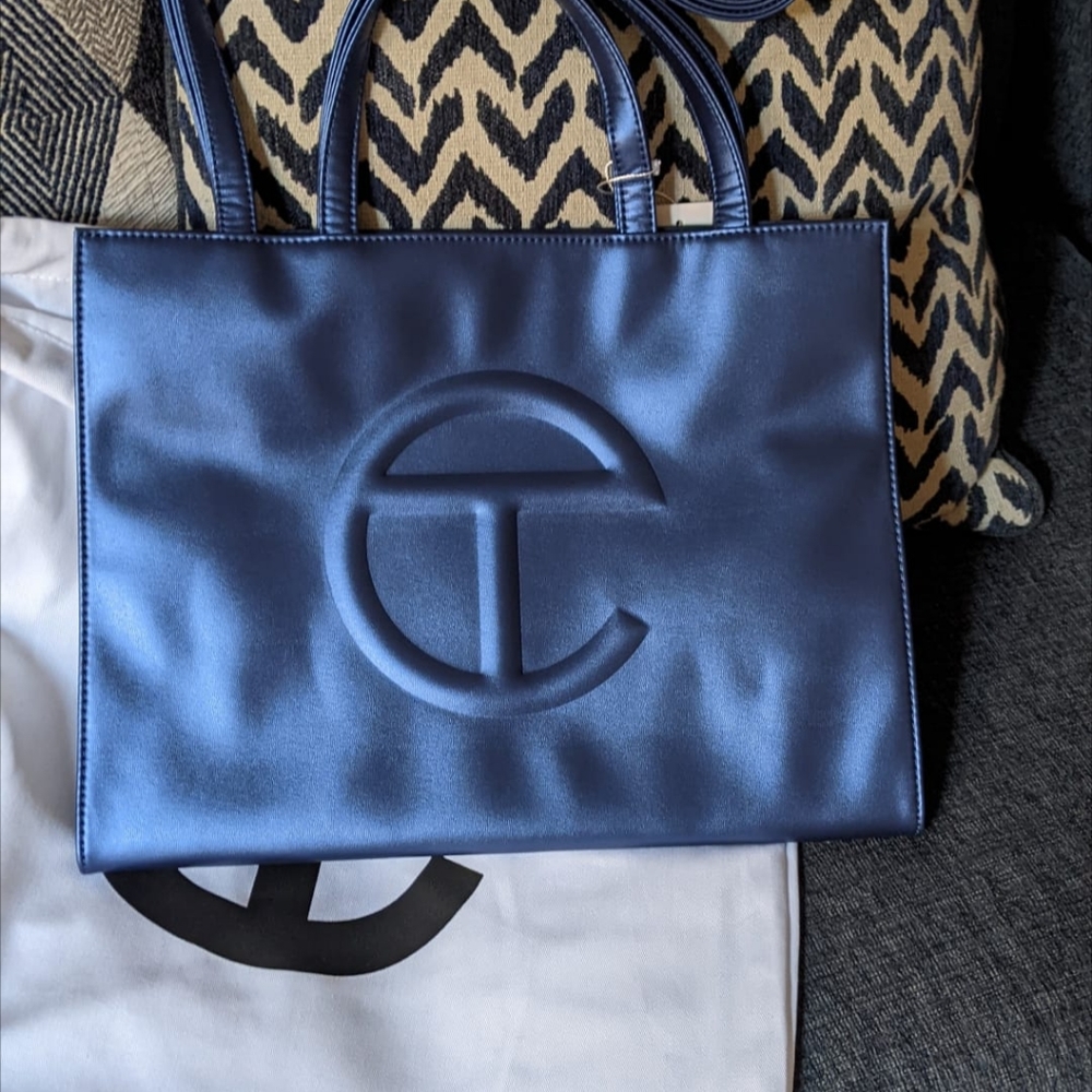 Cobalt Telfar Medium Shopper